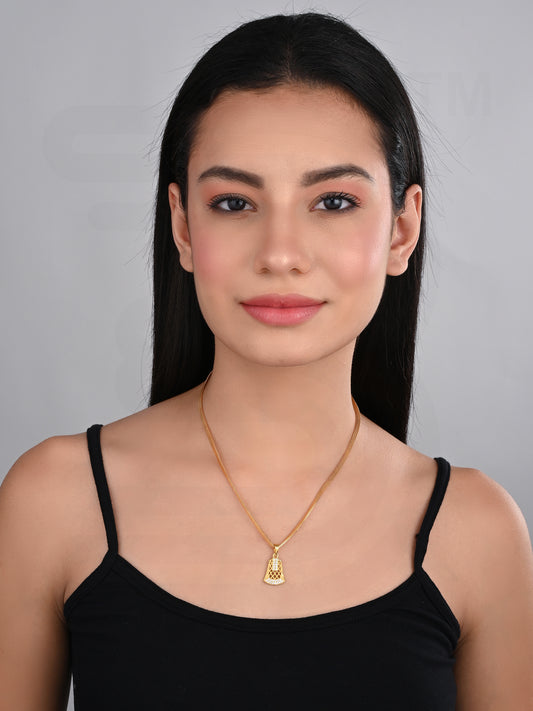 One-Gram Gold Chain Pendant Set