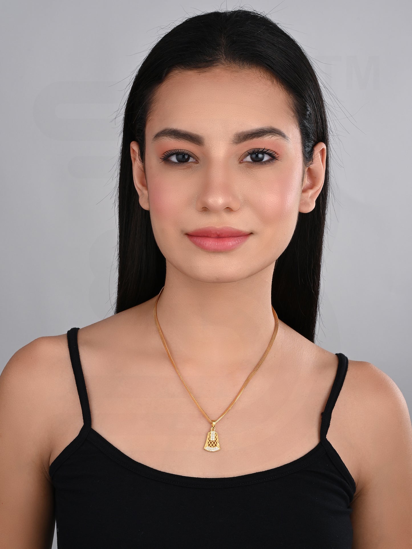 One-Gram Gold Chain Pendant Set